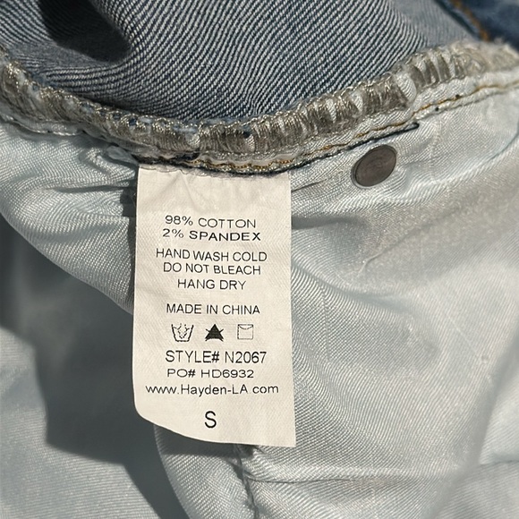 HAYDEN Two Tone Frayed Denim Jeans - Picture 5 of 12